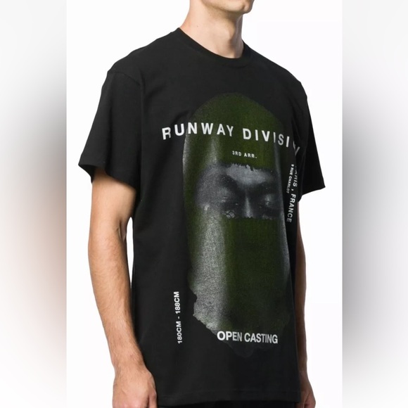 IH NOM UH NIT Paris Runway Division Printed T-Shirt In Black Sz XL - Picture 2 of 9